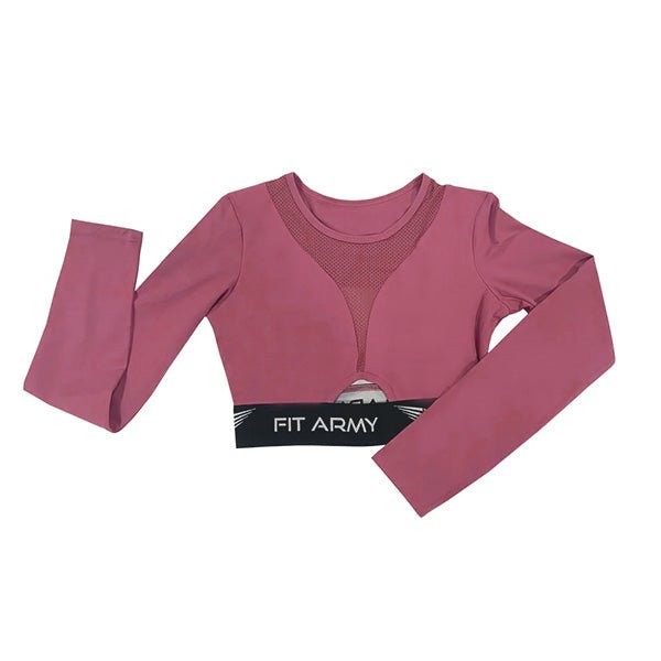 Aphrodite manches longues crop top - Canada Fighting Vetements