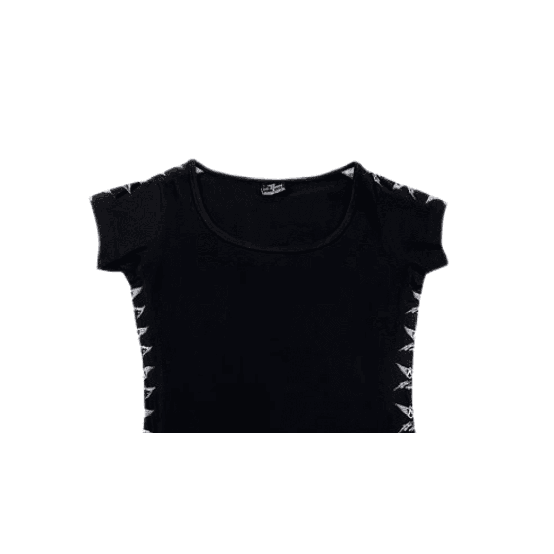 Crop top manches courtes NIRVA - Canada Fighting Vetements