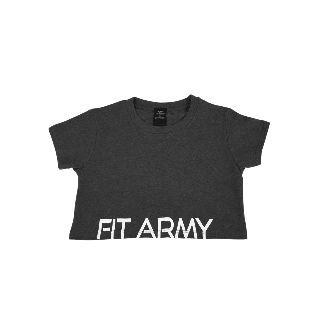 Crop top manches courtes - Canada Fighting Vetements