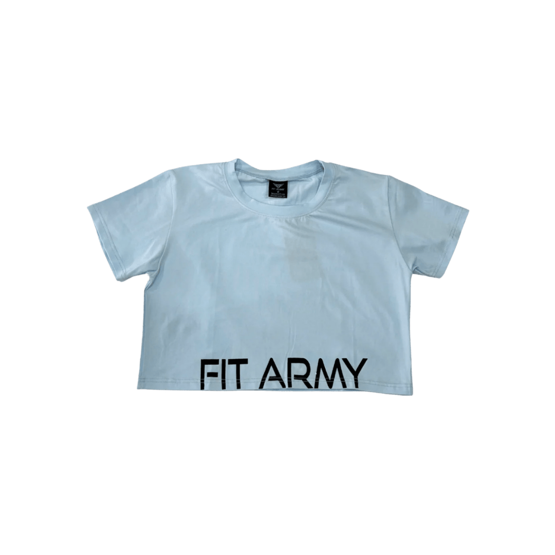 Crop top manches courtes - Canada Fighting Vetements