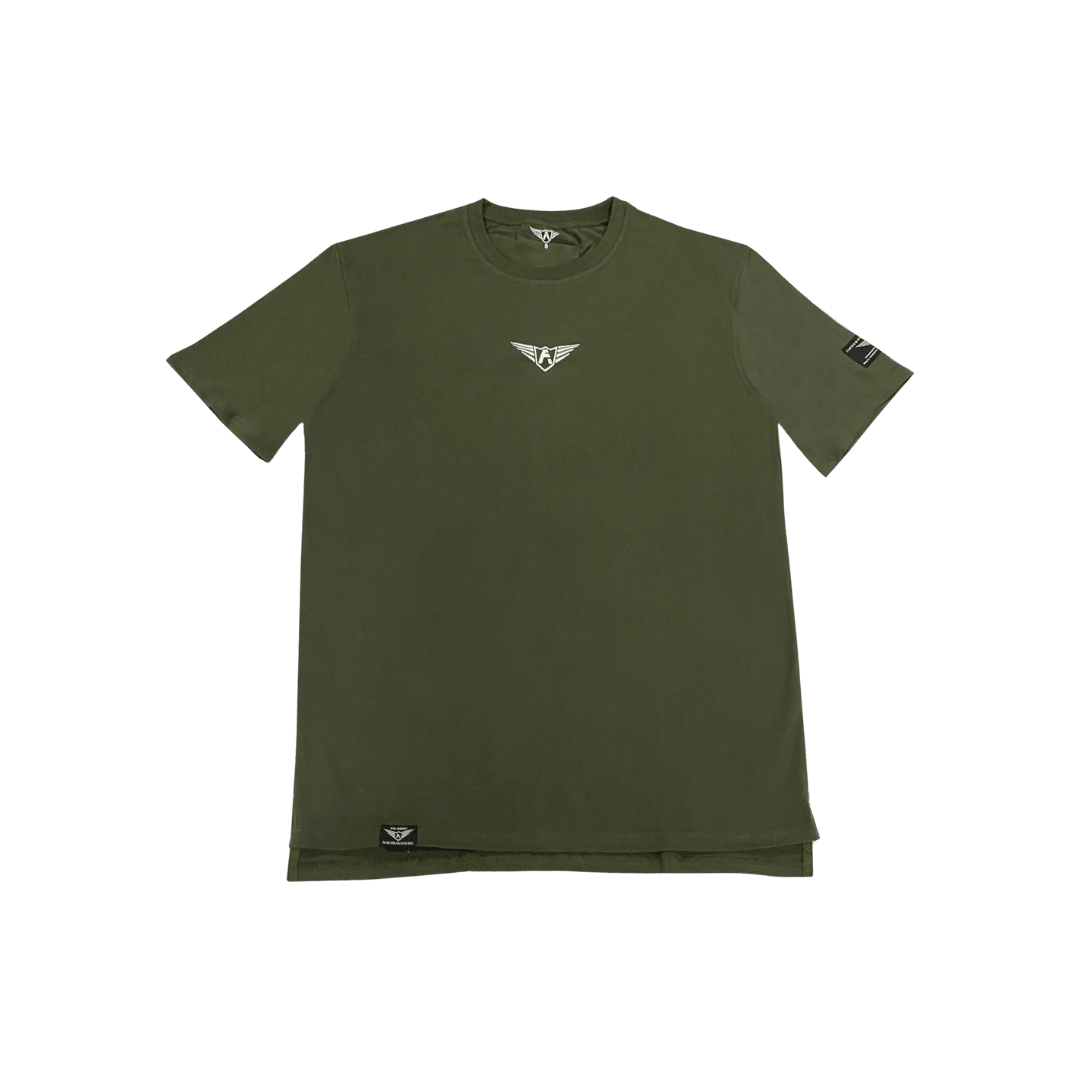 Oversized T-shirt vert armée - Canada Fighting Vetements