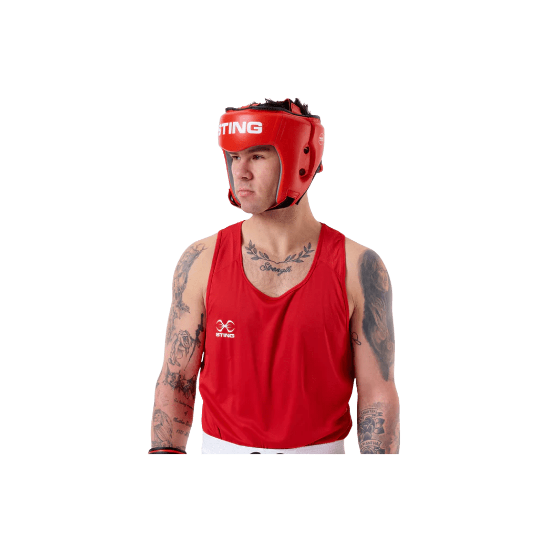 STING - Casque de boxe approuvé compétition – Protection certifiée World Boxing - Canada Fighting Protection