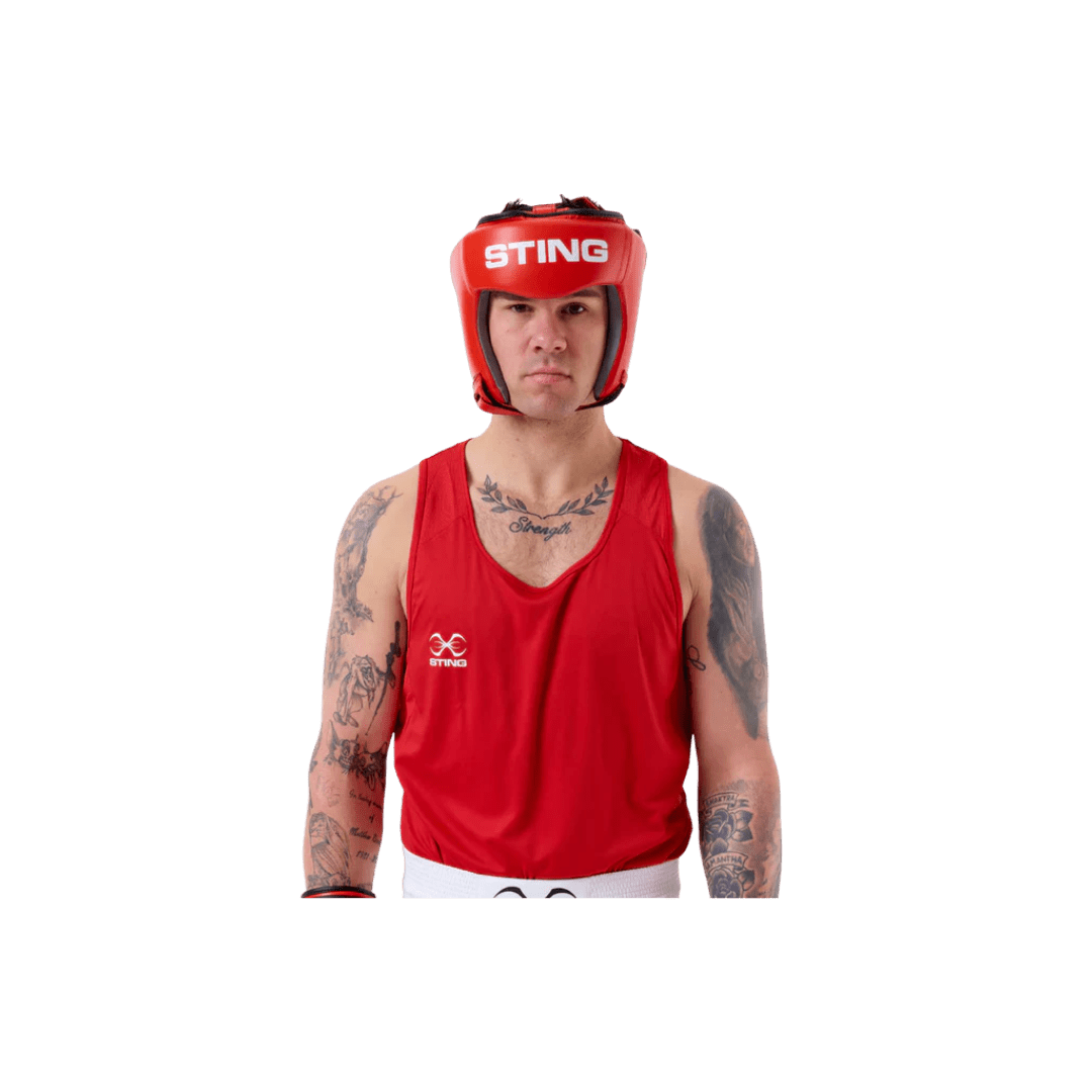 STING - Casque de boxe approuvé compétition – Protection certifiée World Boxing - Canada Fighting Protection