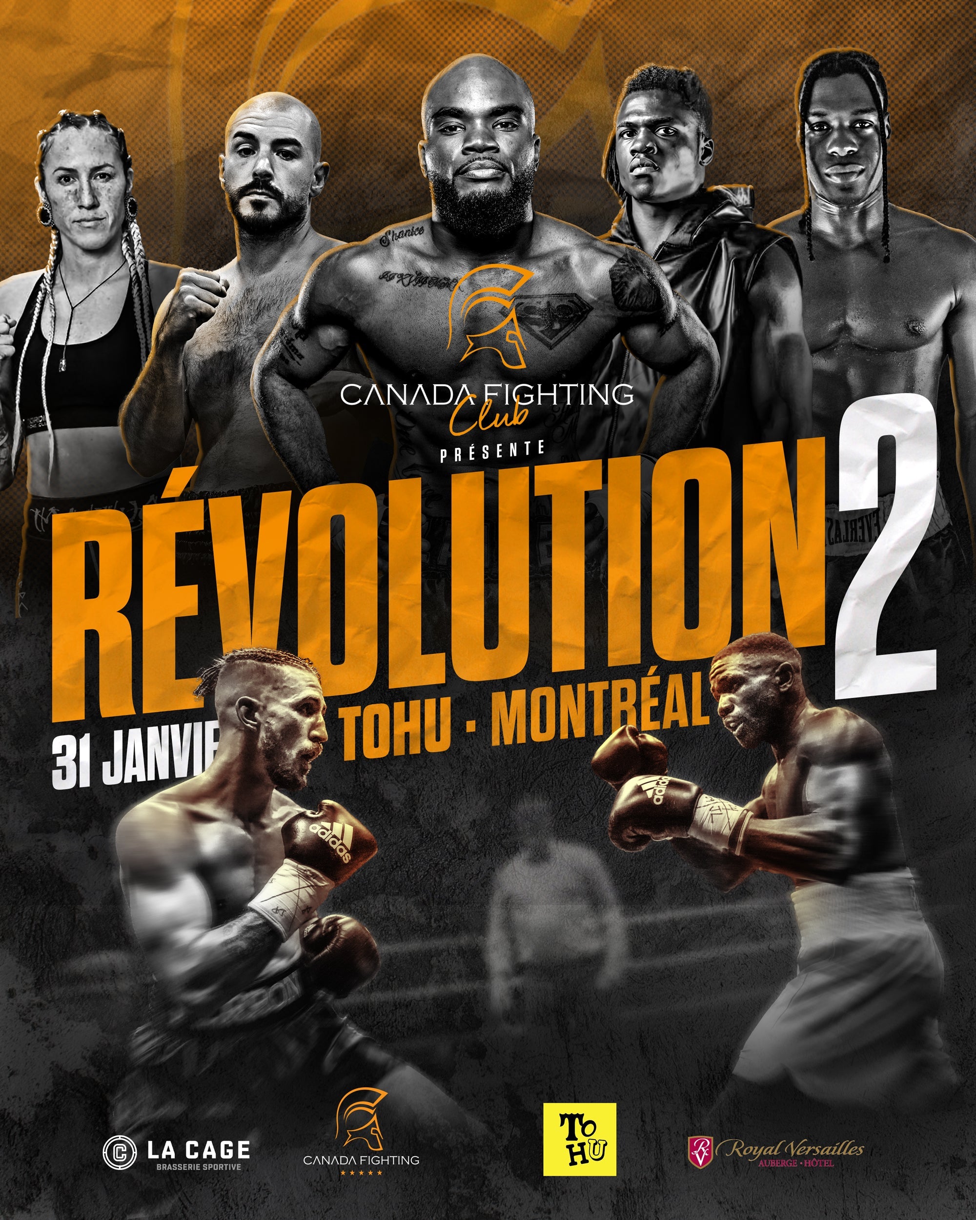 Révolution 2 : 2 aspirants mondiaux en action le 31 janvier à la Tohu