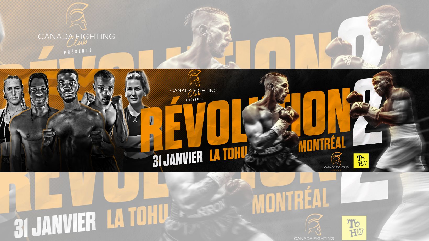 Canada Fighting Club de retour à la Tohu le 31 janvier - Canada Fighting
