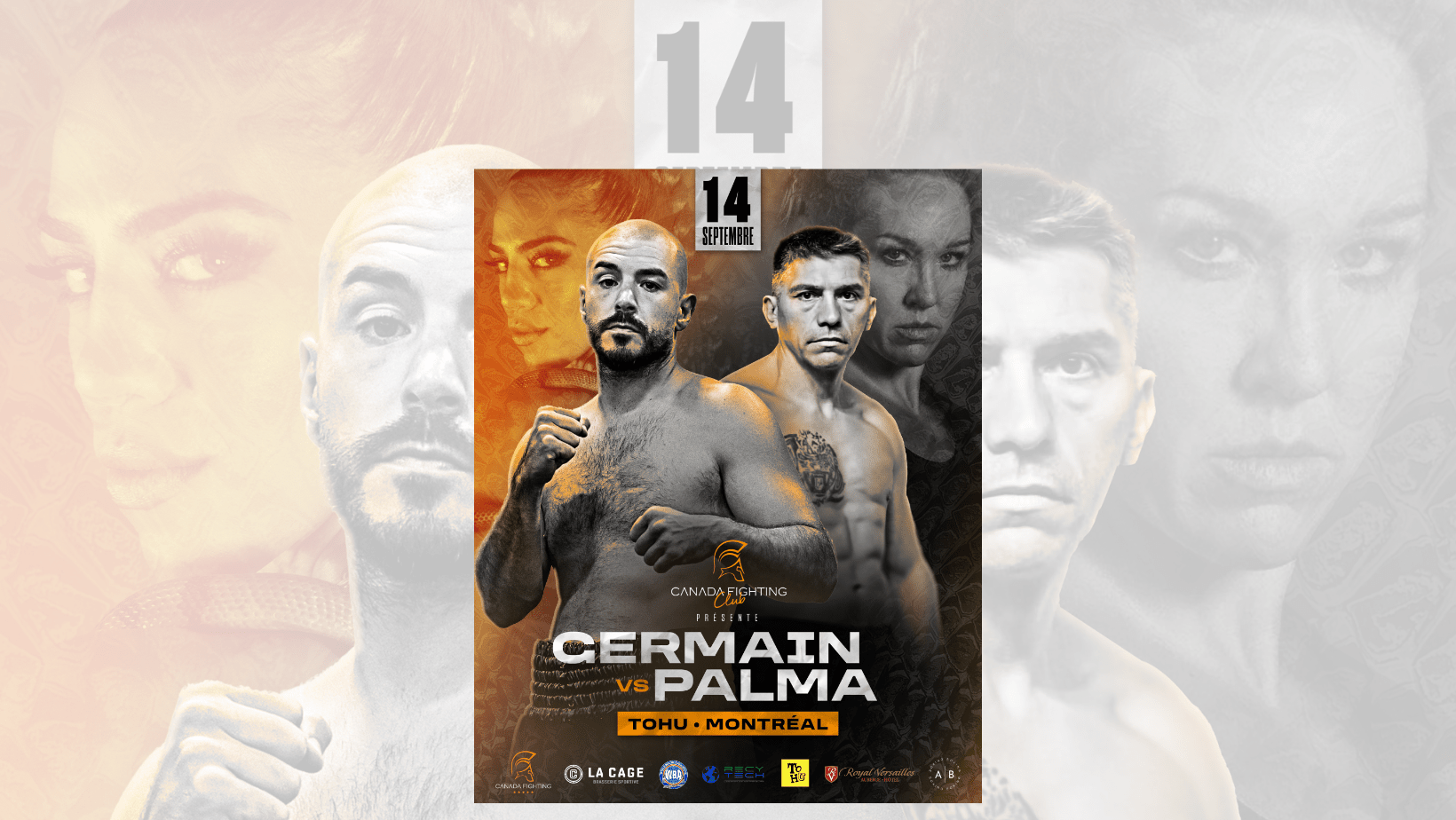 « G-TIME » CONFIRMÉ SUR LA CARTE CAMARA C. HUNTER - Canada Fighting