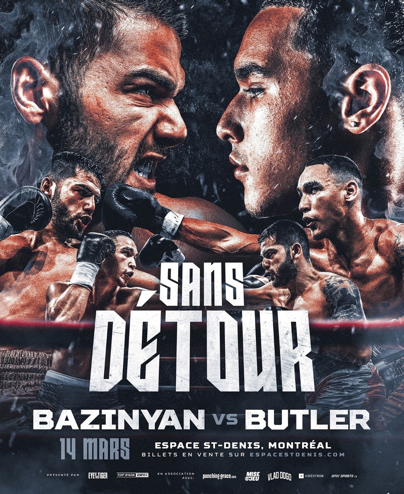 Steven Butler et Erik Bazinyan croiseront le fer le 14 mars - Canada Fighting