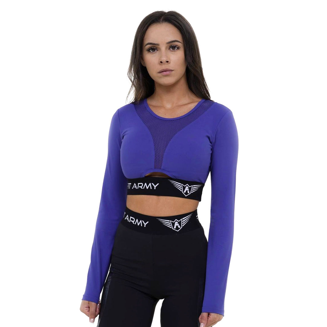 Aphrodite manches longues crop top-Vetements-Fit Army-XS-Canada Fighting