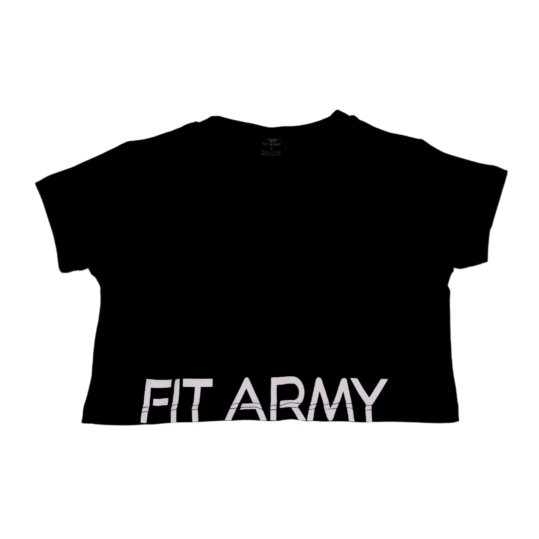 Crop top manches courtes-Vetements-Fit Army-XS-Canada Fighting