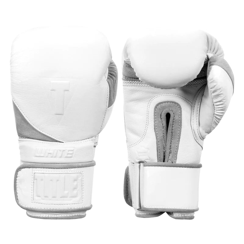 White boxing gloves TITLE 2.0-Boxing gloves-Title®-14oz-Canada Fighting