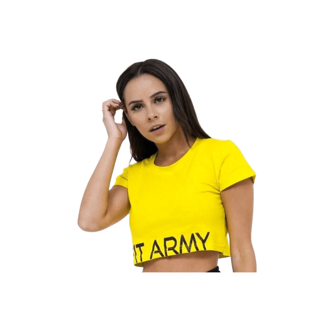 Crop top manches courtes - Canada Fighting Vetements