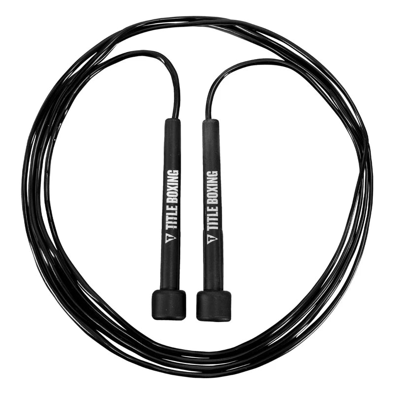 TITLE Corde à sauter Speed 2.0 - Black / 10' - Canada Fighting Accessoires